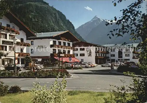 Kaprun Ortspartie mit Hotels Restaurants Kitzsteinhorn Hohe Tauern Kat. Kaprun