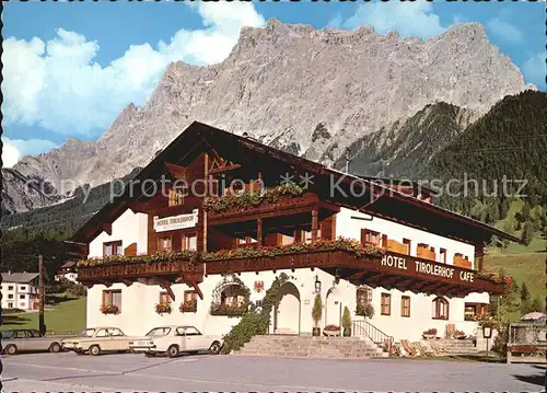 Ehrwald Tirol Hotel Tirolerhof Cafe Restaurant Alpenblick / Ehrwald /