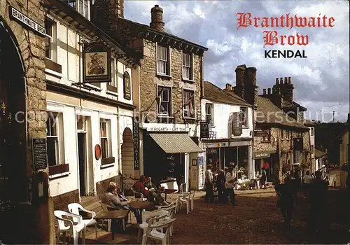 Kendal Branthwaite Brow Street Scene Strassencafes