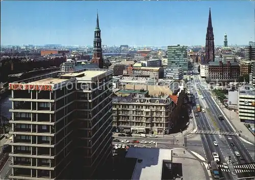 Hamburg Stadtbild mit Ost West Strasse Kat. Hamburg