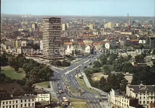 Hamburg Blick von der Michaeliskirche auf Millerntor und Reeperbahn Kat. Hamburg