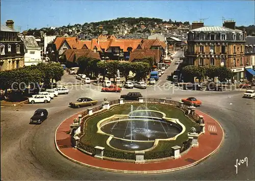 Deauville Place Morny Fontaine Collection Couleurs et Lumiere de France Kat. Deauville