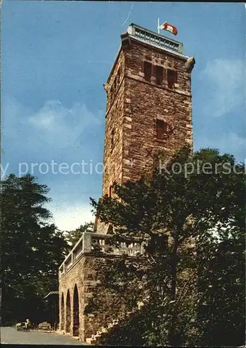 Rinteln Klippenturm Wesergebirge Aussichtsturm Gaststaette Kat. Rinteln