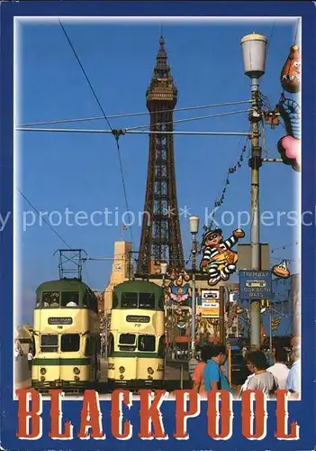 Blackpool Holiday Resort Tower Tramway Kat. Blackpool