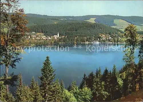 Titisee Panorama Hoehenluftkurort Wintersportplatz Schwarzwald Kat. Titisee Neustadt