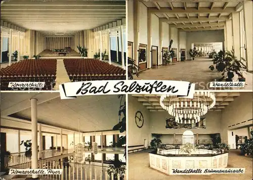 Bad Salzuflen Konzerthalle Foyer Wandelhalle Brunnen Kat. Bad Salzuflen