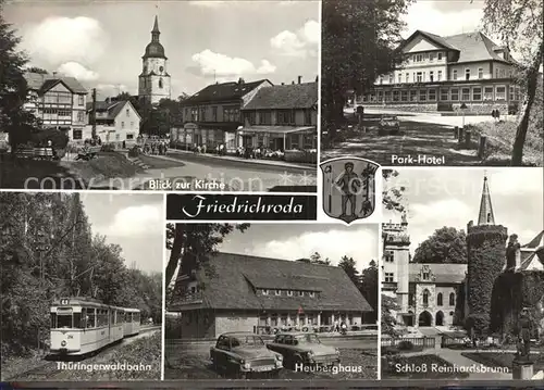 Friedrichroda Park Hotel Thueringerwaldbahn Heuberghaus Schloss Reinhardsbrunn Kat. Friedrichroda