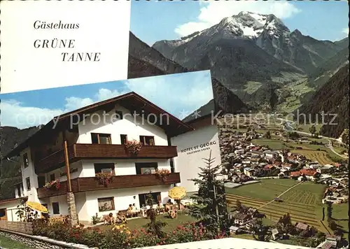 Mayrhofen Zillertal Gaestehaus Gruene Tanne Kat. Mayrhofen