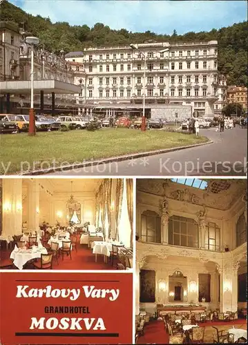 Karlovy Vary Grandhotel Moskva  Kat. Karlovy Vary Karlsbad