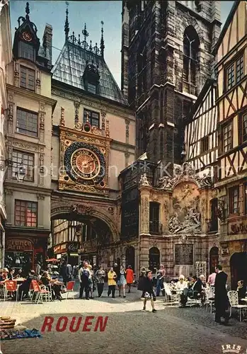 Rouen Gros Horloge construit en 1525 Kat. Rouen