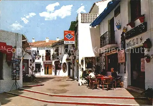 Torremolinos La Nogalera calle tipica Barrio Andaluz Kat. Malaga Costa del Sol