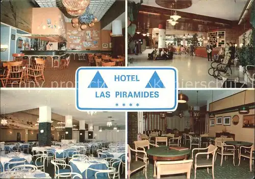 Fuengirola Costa del Sol Hotel Las Piramides Restaurant Foyer Kat. Spanien