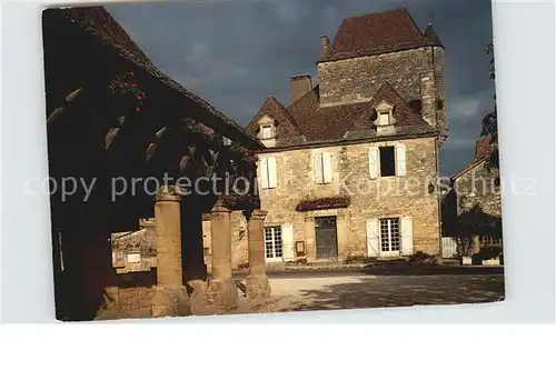 Domme Bastide Monument Historique Place Kat. Domme