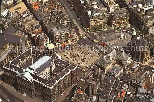Amsterdam Niederlande Fliegeraufnahme het Koninklijk Paleis op de Dam Kat. Amsterdam