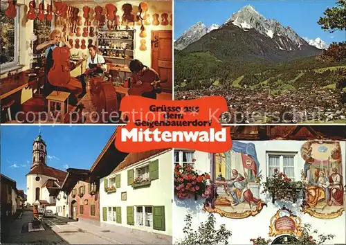 Mittenwald Bayern Geigenbauerdorf Kat. Mittenwald