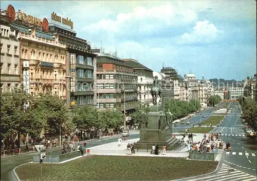 Praha Prahy Prague Vaclavske namesti Wenzelsplatz Kat. Praha