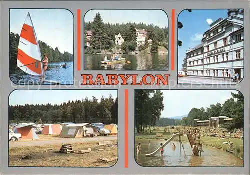 Babylon Babilon Camping Strand  Kat. Tschechische Republik