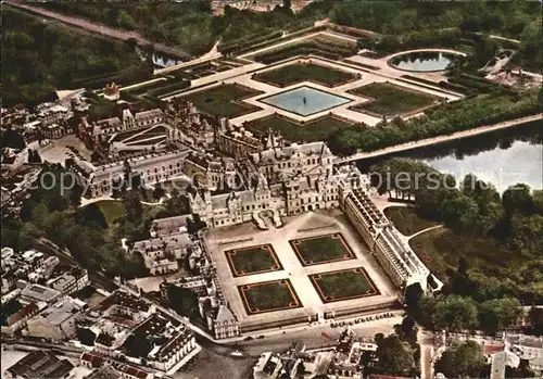 Fontainebleau Seine et Marne Fliegeraufnahme Chateau Kat. Fontainebleau