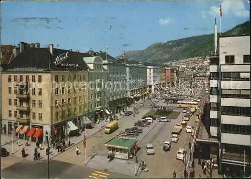 Bergen Hordaland Strassenpartie Kat. Bergen