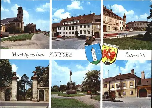 Kittsee Pfarrkirche Krankenhaus Hauptstrasse Gemeindeamt Post Hauptplatz Kat. Kittsee