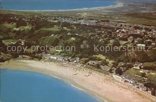 St Brelade Fliegeraufnahme mit Strand Kat. Saint Brelade Channel Islands