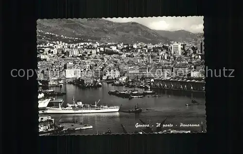 Genova Genua Liguria Hafen Kat. Genova