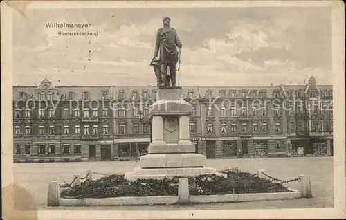 Wilhelmshaven Bismarckdenkmal Kat. Wilhelmshaven