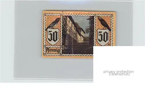 Nordhausen Thueringen Finkenburg 50 Pfennig Kat. Nordhausen Harz