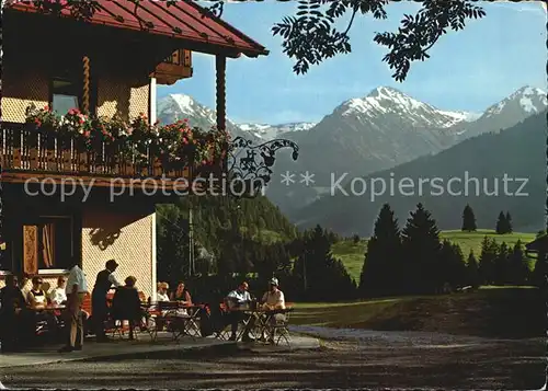 Schattwald Weinhaus Pension Alpenrose Rehbach Kat. Schattwald