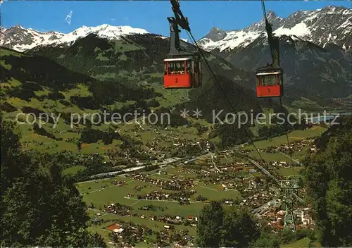 Schruns Vorarlberg mit Tschagguns und Hochjochseilbahn Kat. Schruns