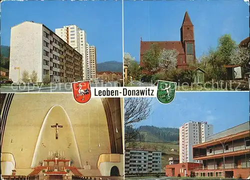 Donawitz Wohnblocks Kirche Inneres Kat. Leoben