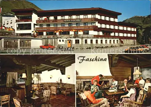 Fontanella Hotel Faschina Gastraum Kaminzimmer Kat. Fontanella