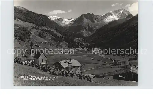 Val Pusteria Suedtirol Riva di Tures verso Vedrette Gigante Kat. 