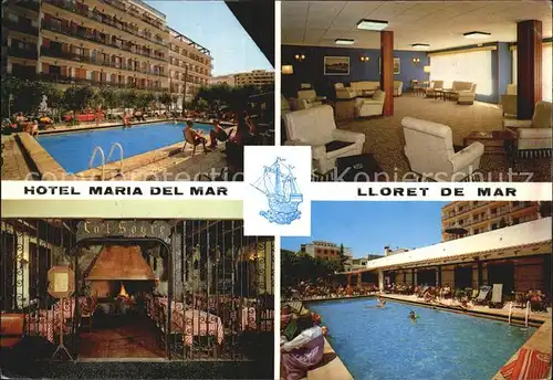 Lloret de Mar Hotel Maria del Mar Kat. Costa Brava Spanien