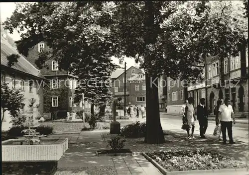 Lauscha Strasse zum Huettenplatz Kat. Lauscha