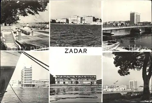 Zadar Zadra Zara Hafen Hochhaus Bruecke Kat. Kroatien