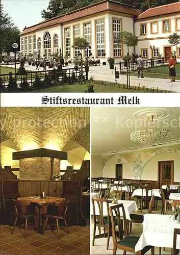 Melk Donau Stiftsrestaurant  Kat. Melk Wachau