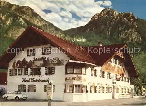 Schwangau Alpenhotel Weinbauer Kat. Schwangau