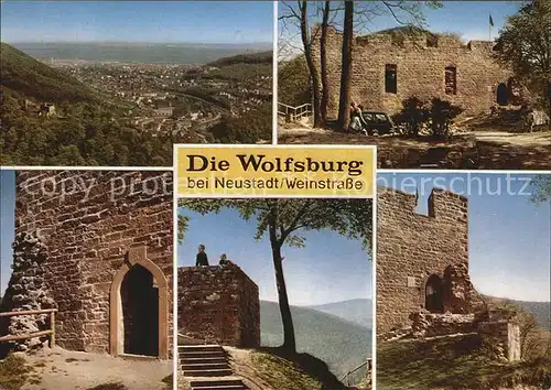 Neustadt Weinstrasse Die Wolfsburg Kat. Neustadt an der Weinstr.