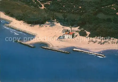 Lignano Fliegeraufnahme Leuchtturm  Kat. Lignano