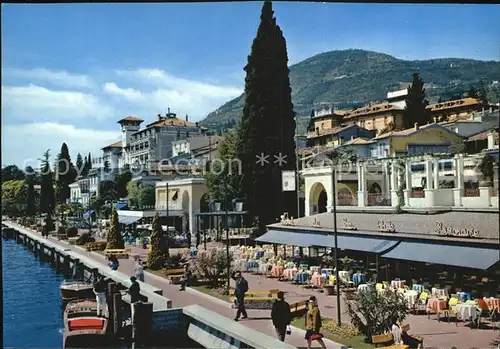 Gardone Riviera Lago di Garda Quai  Kat. Italien