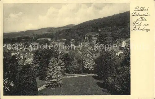 Bad Liebenstein Blick vom Aschenberg Kat. Bad Liebenstein