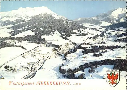 Fieberbrunn Tirol Fliegeraufnahme Kat. Fieberbrunn