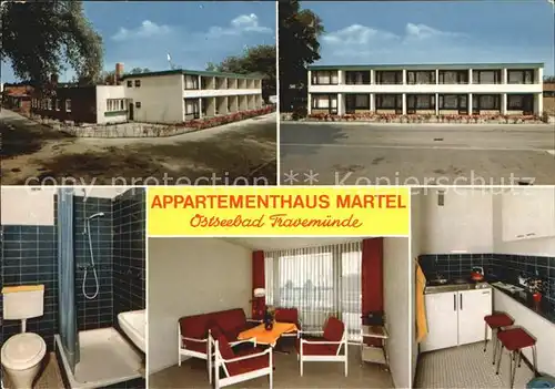 Travemuende Ostseebad Appartementhaus Martel Kat. Luebeck