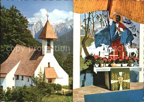 Ramsau Berchtesgaden Kirche zum guten Hirten Kat. Ramsau b.Berchtesgaden