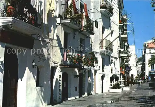 Ibiza Islas Baleares Calle tipica Kat. Ibiza