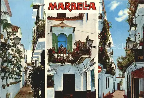 Marbella Andalucia Gassen Kat. Marbella