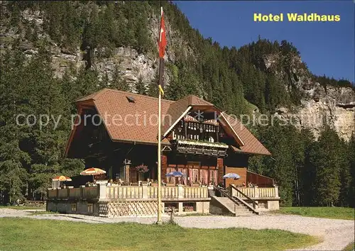 Kandersteg BE Hotel Waldhaus Kat. Kandersteg