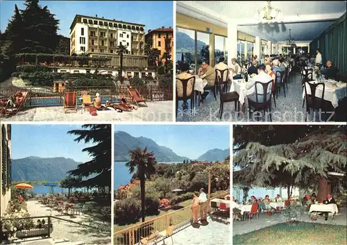Bellagio Lago di Como Hotel Belvedere Terrasse Aussenansicht Speiseraum