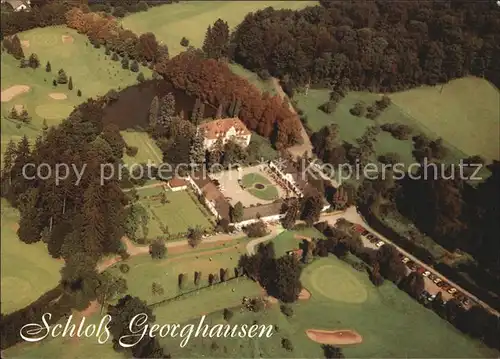 Lindlar Fliegeraufnahme Schloss Georghausen Golf Club Kat. Lindlar